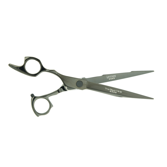 Matakki Black Ninja Left Handed Haircutting Scissor