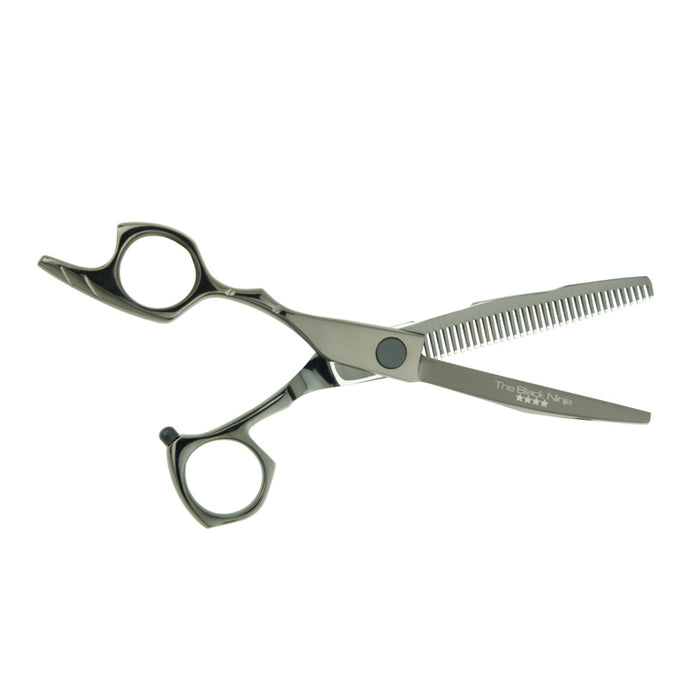 Matakki Left Handed Thinning Scissors - Black Ninja