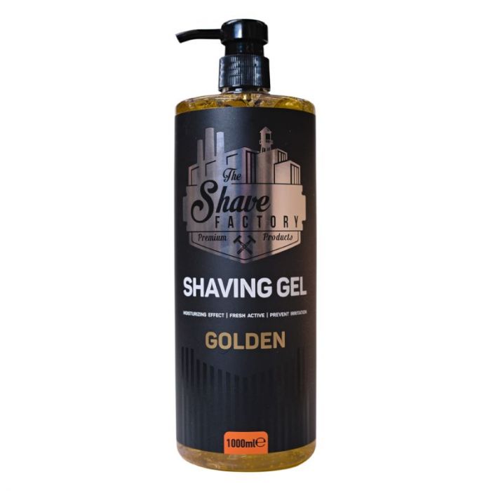 The Shave Factory Golden Shaving Gel 1000ml — MCR Barber Supplies