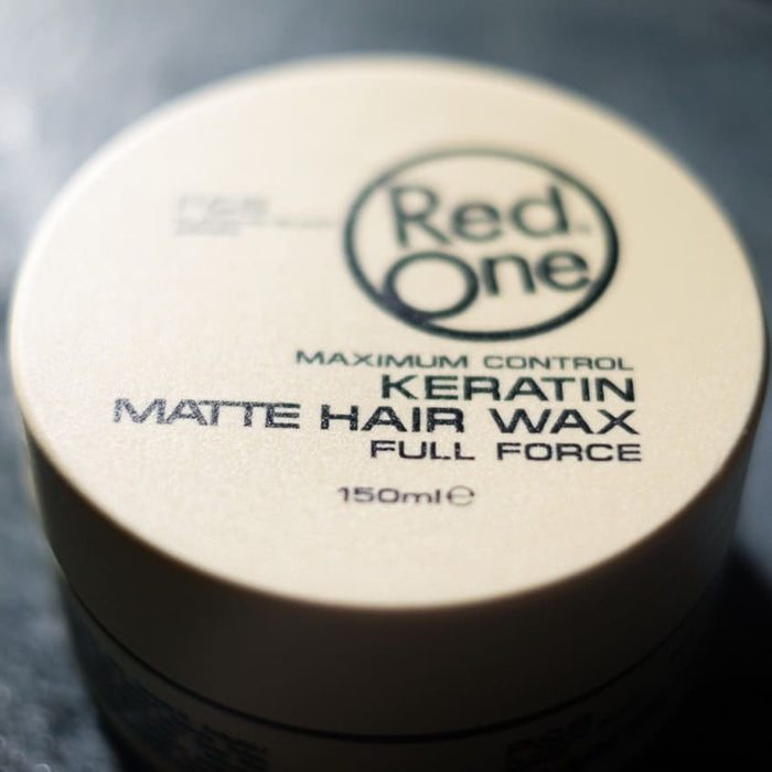 Red One Matte RedOne Hair Styling Matte Wax Keratin 150ml — MCR Barber Supplies