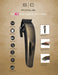 Gamma + Stylecraft Rogue Professional Magnetic Cordless Clipper - Matte Gunmetal - MCR Barber Supplies