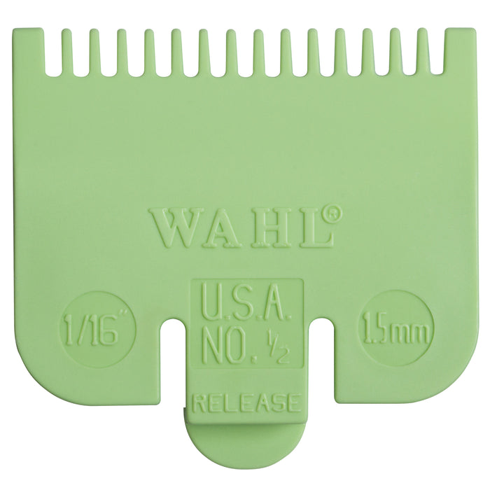 Wahl Clipper Guard Attachment Comb - ½ - 0.5 - 1.5mm (Lime Green)