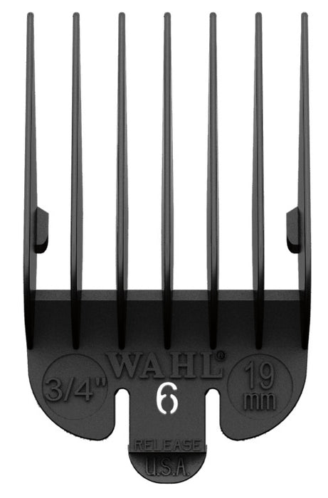 Wahl Clipper Guard Attachment Combs in Black