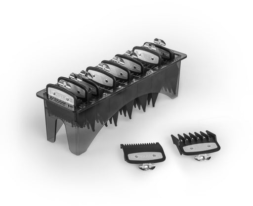 Wahl Premium 10 Guard Clipper Comb Set (inc ½ + 1½) - MCR Barber Supplies