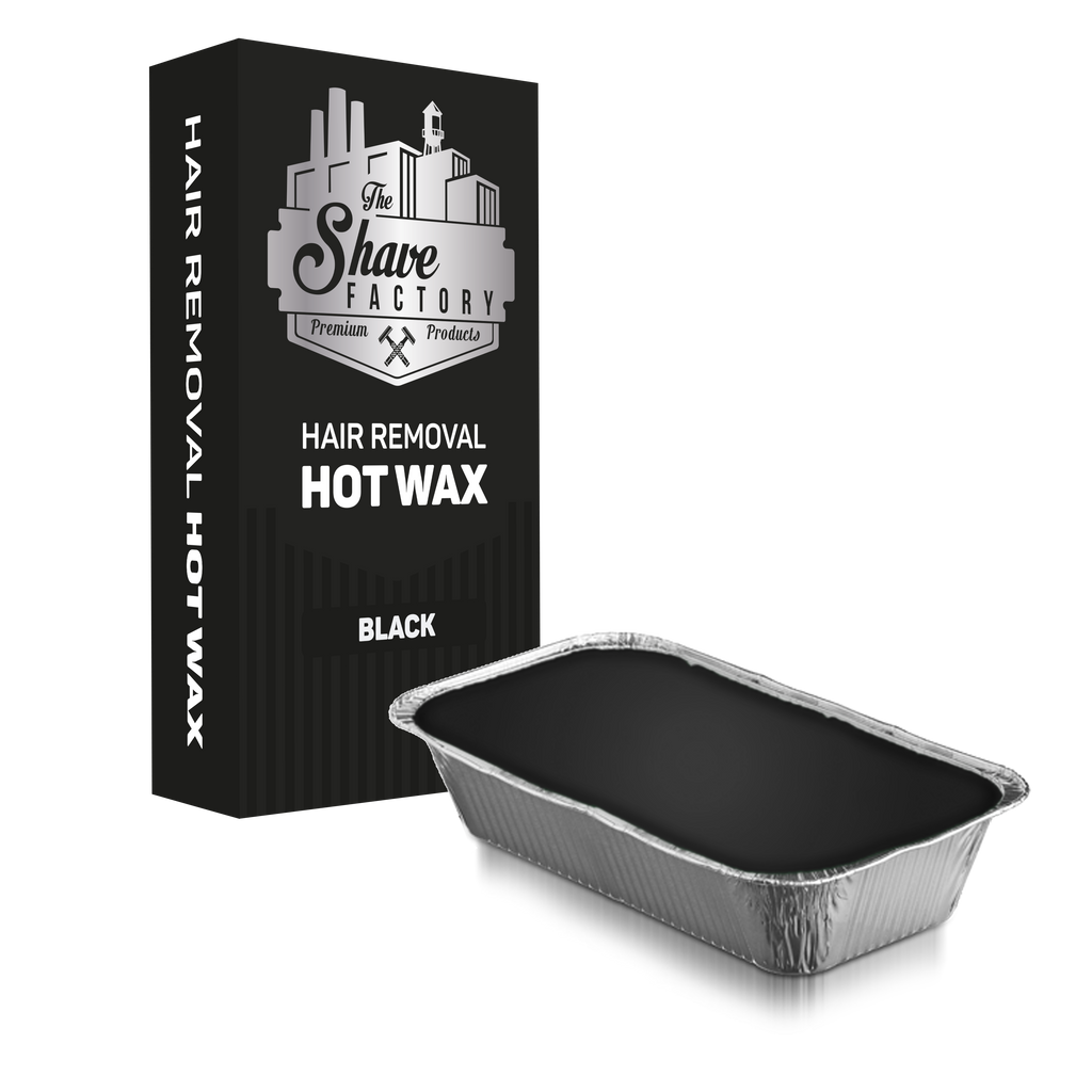 The Shave Factory Hair Removal Wax Black 500g — MCR Barber Supplies