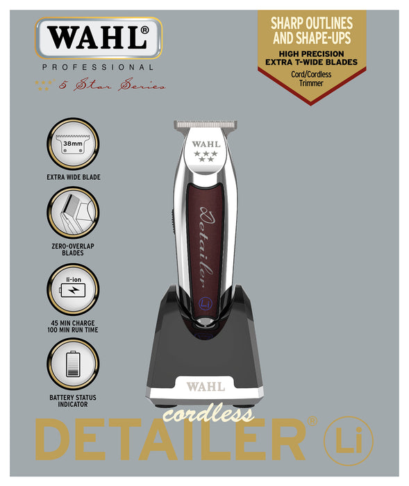 WAHL CORDLESS DETAILER LI - MCR Barber Supplies