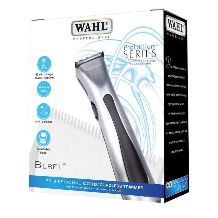 Wahl Beret Lithium Ion Cord / Cordless Trimmer - MCR Barber Supplies