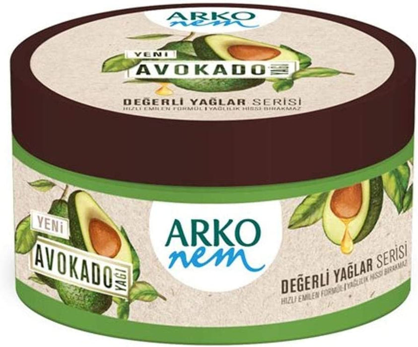 Arko NEM Luxurious Avacado Moisturising Cream 250ml
