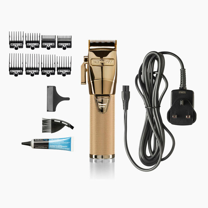 Babyliss Pro Super Motor Cordless Clipper Gold