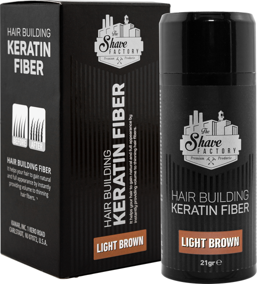 The Shave Factory Hair Building Keratin Fibre 21g - MCR Barber Supplies