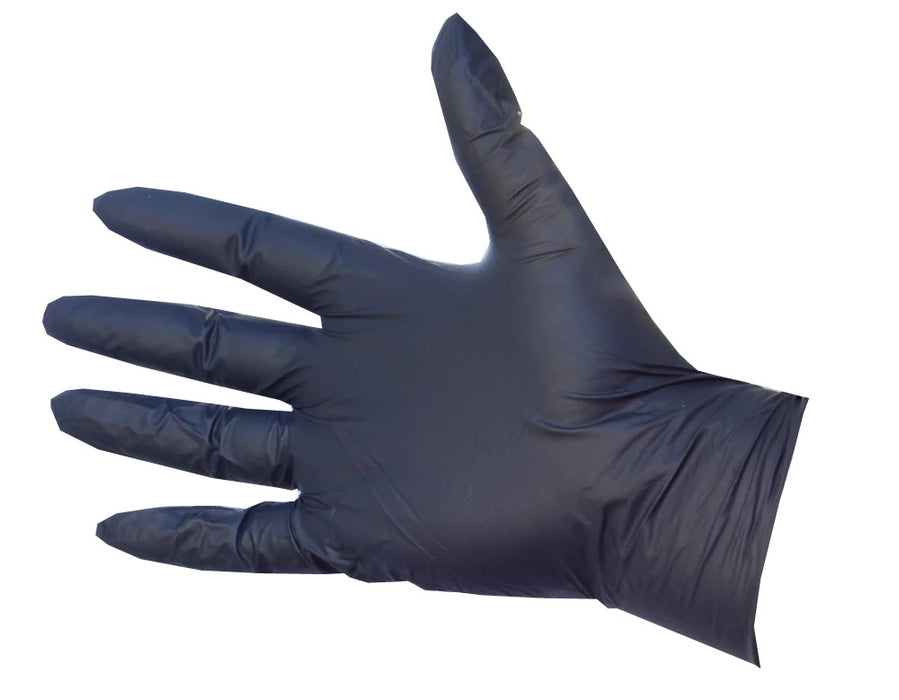 Black Nitrile Disposable Gloves x 100