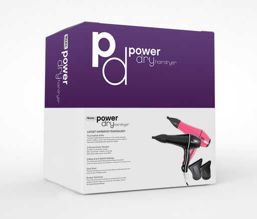 Wahl PowerDry Hair Dryer - Black - MCR Barber Supplies