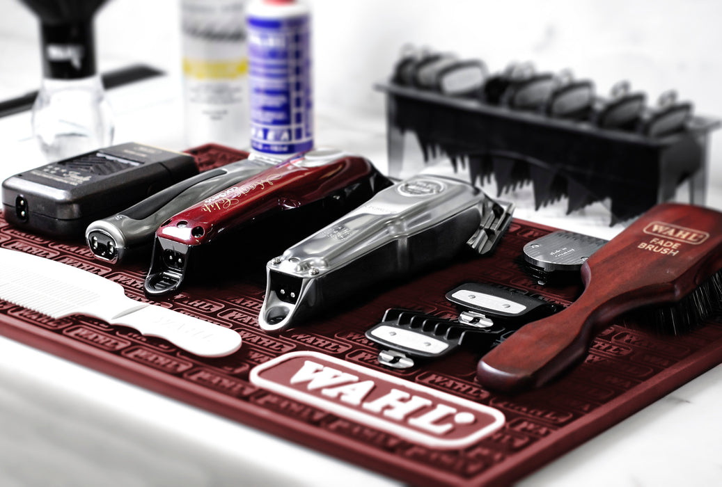 Wahl Workstation Tool Mat - Burgundy