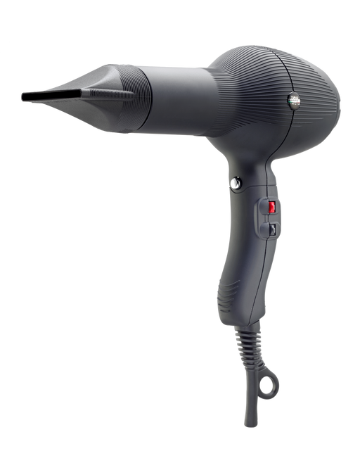 Gamma+ Absolute Power Dryer Matt Black - MCR Barber Supplies