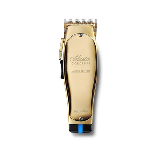 Andis Master Cordless Limited Edition Gold Clipper - MCR Barber Supplies