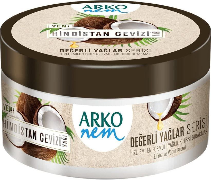 Arko NEM Luxurious Coconut Moisturising Cream 250ml