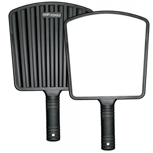 Hair Tools Eco Hand Mirror - Black - MCR Barber Supplies