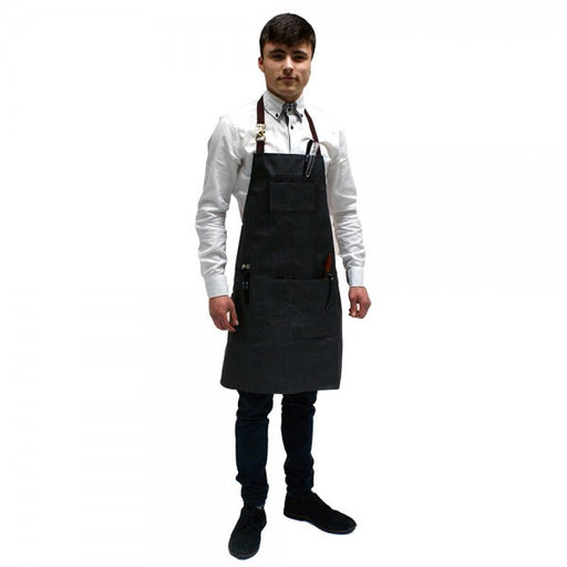 Hair Tools Barber Apron - Charcoal - MCR Barber Supplies