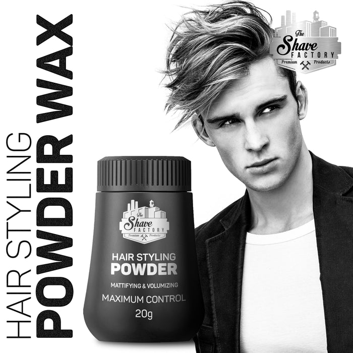 The Shave Factory Hair Styling Powder 21g - MCR Barber Supplies