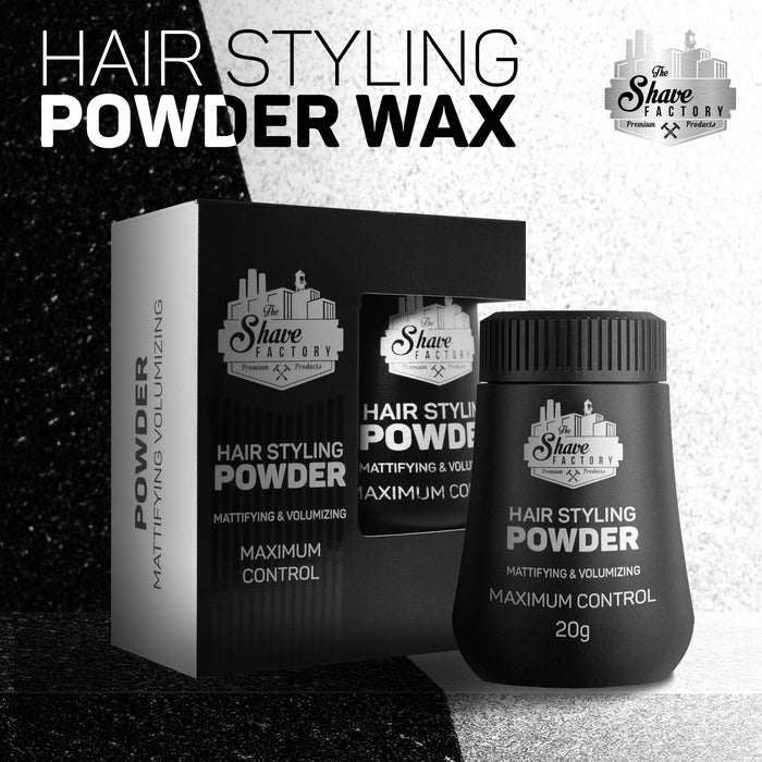 The Shave Factory Hair Styling Powder 21g - MCR Barber Supplies