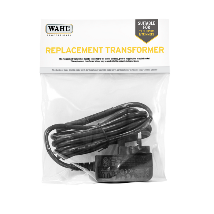 Wahl New Cordless Detailer Li / Super Taper / Magic / Senior 5V Replacement Charger Lead