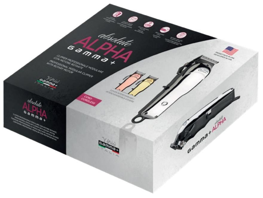 Gamma+ Absolute Alpha 2.0 Cordless Clipper - MCR Barber Supplies