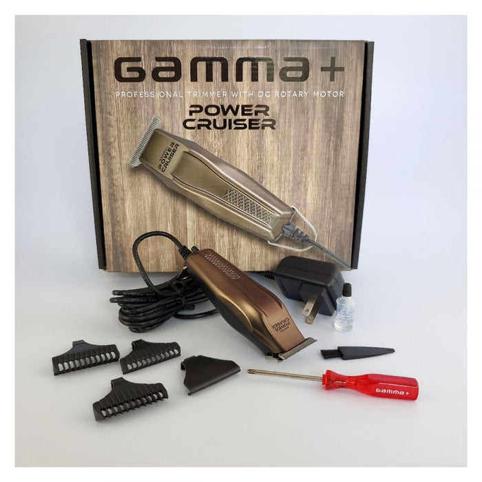 Gamma+ Power Cruiser Corded Clipper - MCR Barber Supplies