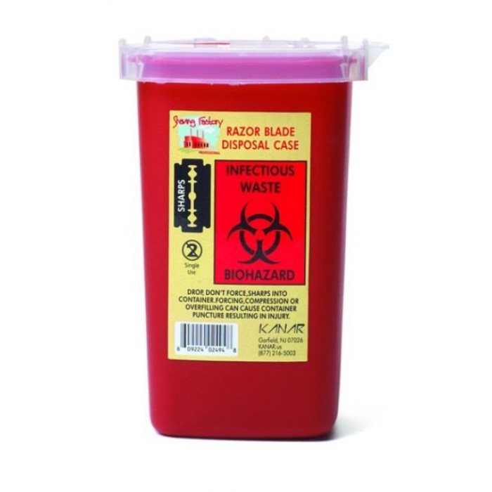 Razor Blade Dispenser Box - 1 Litre - MCR Barber Supplies