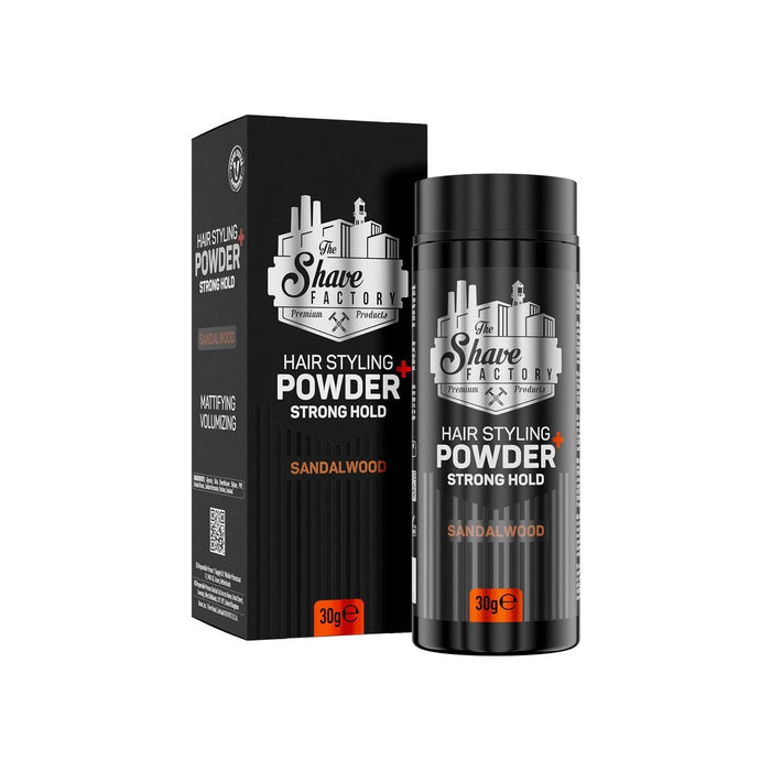 The Shave Factory Strong Hold Styling Powder 30g - Sandalwood