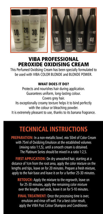 Viba Professional Permanent Color 100ml - MCR Barber Supplies