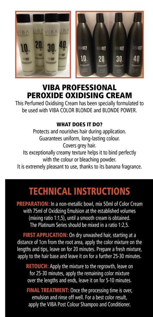 Viba Professional Permanent Color 100ml - MCR Barber Supplies